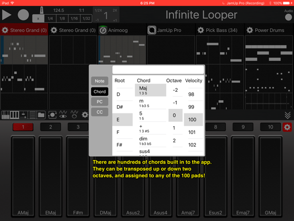 Configuring pads